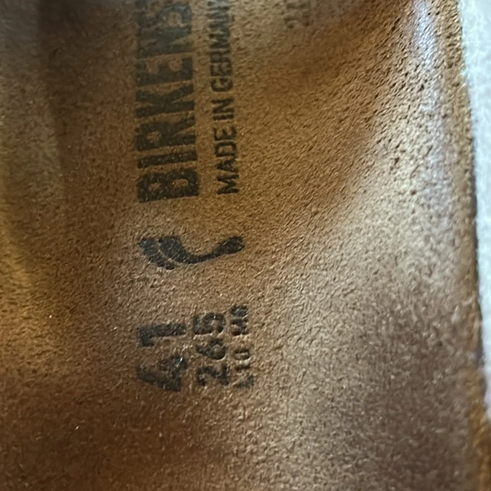 Birkenstock Tan Footbed Sandals - Picture 4 of 5